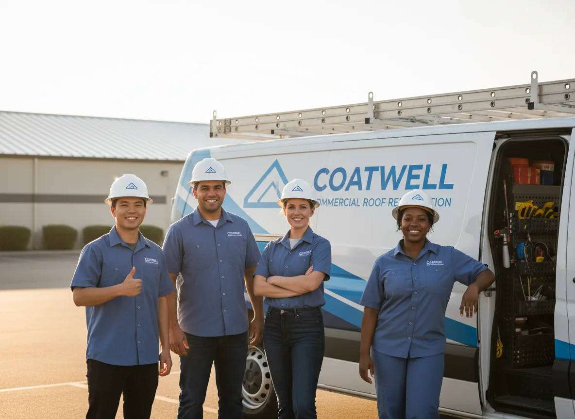 Commercial roof coating company in Stewardson, IL